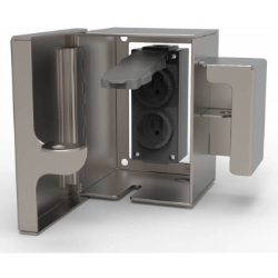 Tamper Resistant Electrial Outlet Box Cover